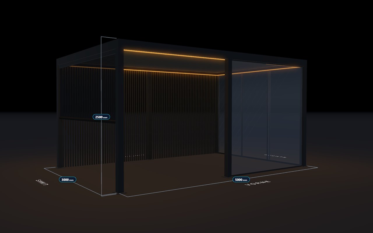 Pergola configurator preview